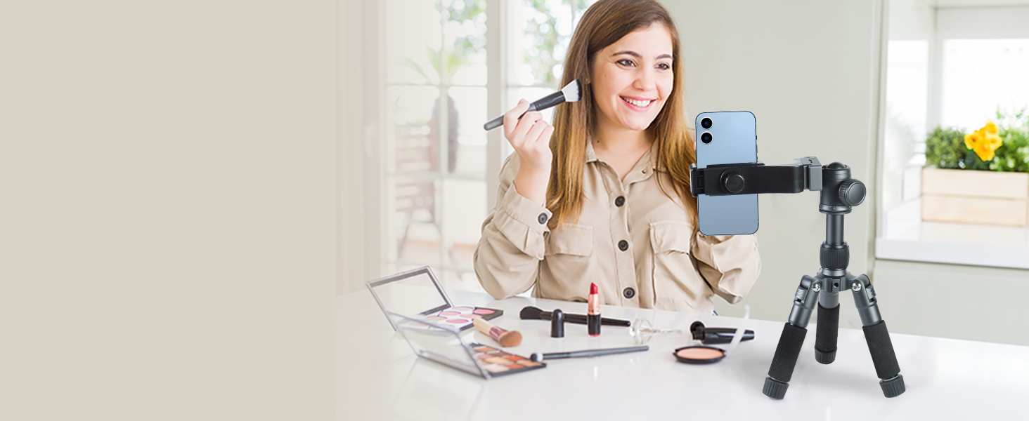 Штатив SIRUI AM-TT50: компактний, легкий, для камери та смартфона, до 10 кг, з кульковою головкою 360°