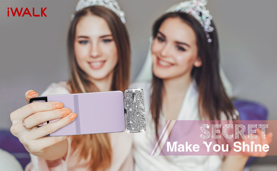 Power Bank iWALK 4500mAh USB-C, Срібний: Швидка зарядка для iPhone, Samsung, Google Pixel, OnePlus