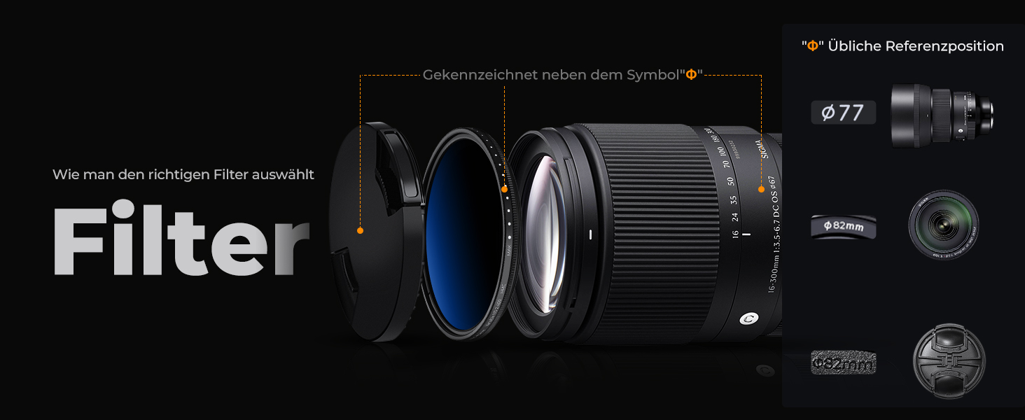 ND фільтр змінної щільності K&F Concept 72мм ND2-ND400 (1-9 ступенів) з серією Nano-Klear для ландшафтної фотографії + 3 серветки для чищення