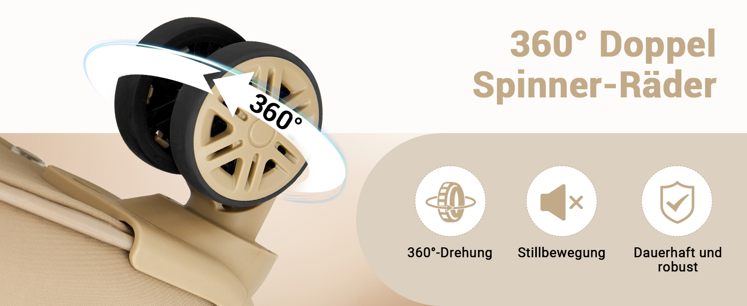 Чемодан Miss Lulu ручної об'єм, 59.5 x 36.5 x 25 см, зелений, з відділенням для мокрого/сухого, на 4 колесах, для коротких поїздок та ділових подорожей