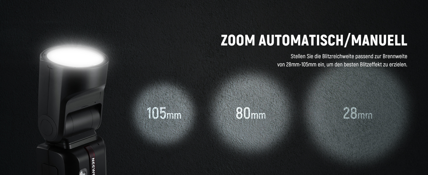 NEEWER Z2-N: Спалахувальний пристрій Speedlite для Nikon з радіосинхронізацією 2.4G, 76W, TTL/M, HSS 1/8000s, 2600mAh