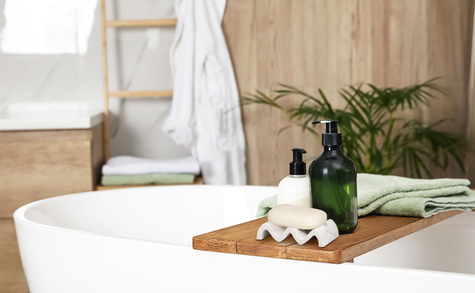 Підставка для мила Luxspire з теракотовою текстурою (2 шт.) - швидковисихаюча мильниця для ванної, кухні, душу