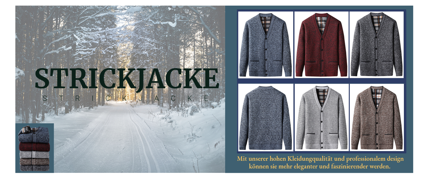 Чоловічий кардиган Allthemen з V-подібним вирізом, з підкладкою, на кнопках, грубий трикотаж, теплий перехідний жакет (4XL, світло-сірий)