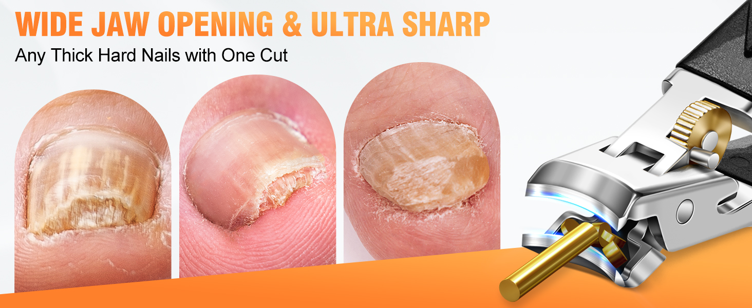 Манікюрний кусачок для товстих нігтів, 4 шт. срібного кольору