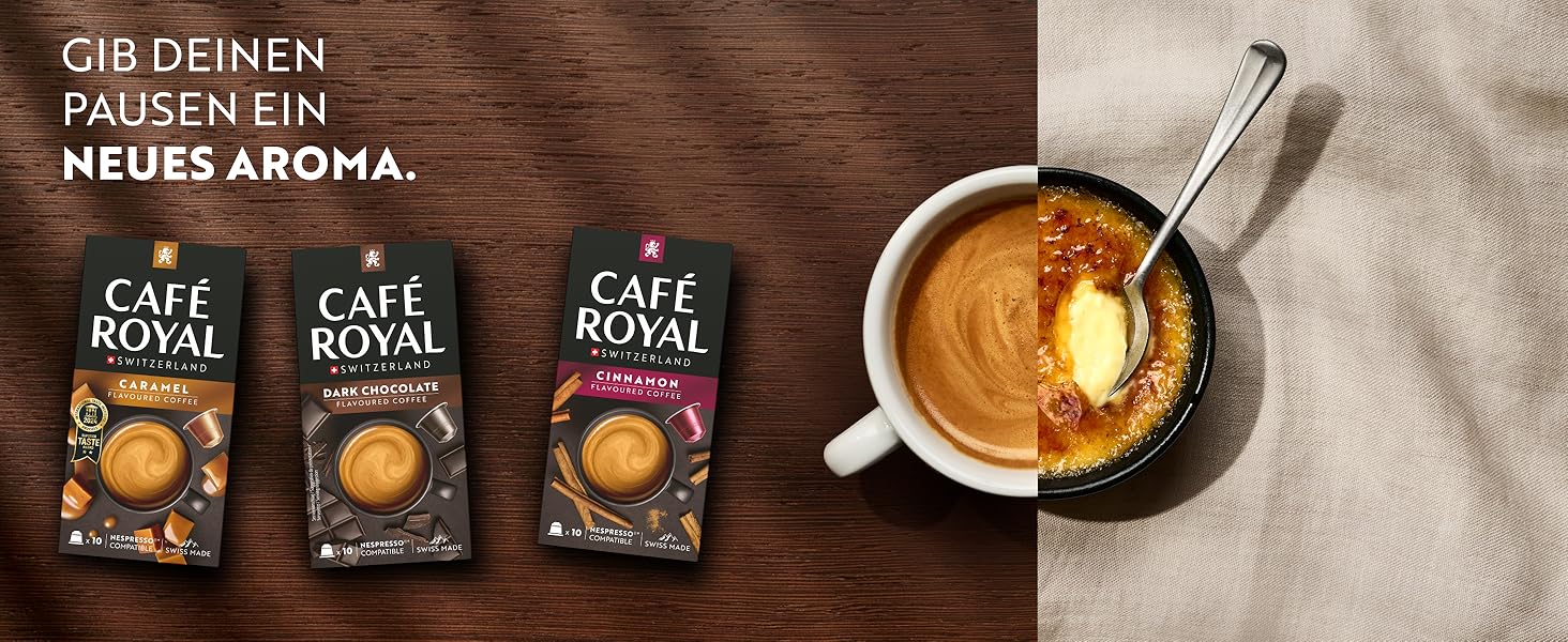 Кава в капсулах Café Royal Hazelnut (фундук), сумісні з Nespresso®, 100 шт