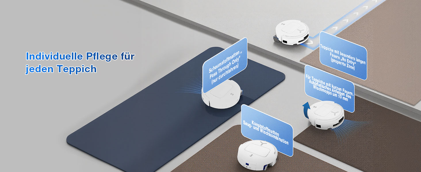 Робот-пилосос ECOVACS DEEBOT T80 Omni з функцією миття підлоги, 18000 Па, OZMO Roller, автоматичне миття мопів, ZeroTangle 3.0, миття гарячою водою (40-75°C), білий