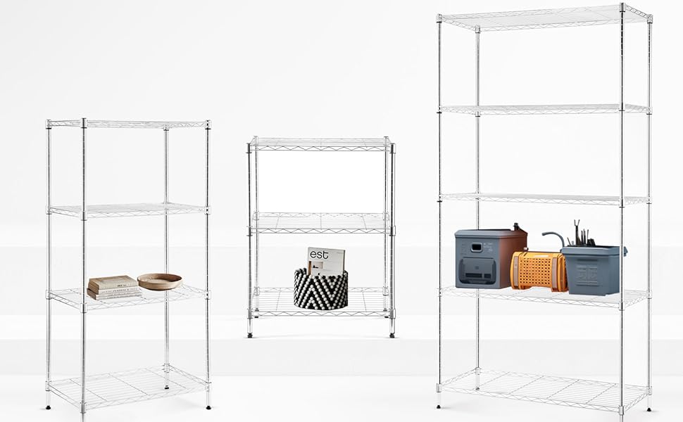 Nilpferd Metal Wire Shelving Unit