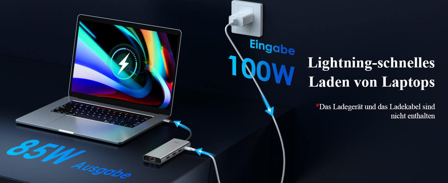 Док-станція Minthouz USB-C для HP, Lenovo, Dell: 12 в 1, 8K@30Hz/4K@144Hz, 4xUSB, 100W PD, 2.5G LAN, SD/TF, 3.5mm, Thunderbolt 3/4