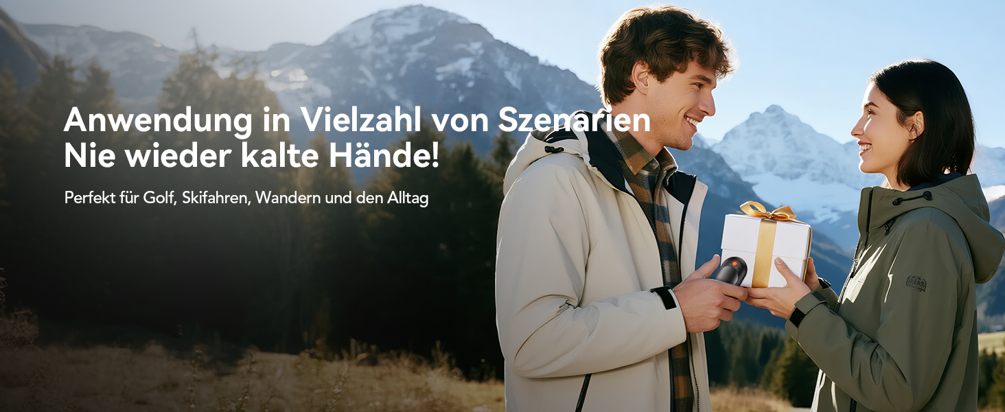 Електричні грілки для рук 2 шт. з акумулятором 2000mAh, 10000mAh зарядний пристрій, 5 режимів нагріву, USB, до 24 годин, для дітей, чоловіків, жінок (зелений, кишеньковий)