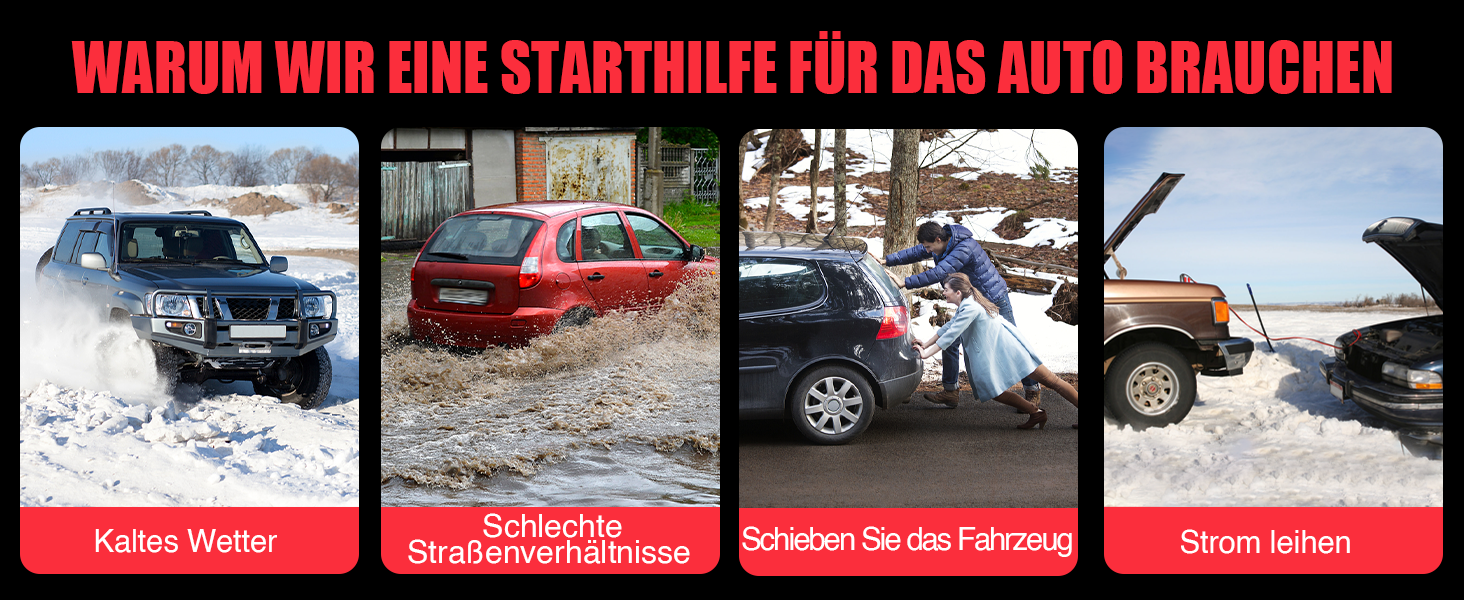 Powerbank з компресором GOOLOO A3 для автомобілів 12V (до 9.0L бензин/6.5L дизель), 1500A, 150PSI, LED-дисплей