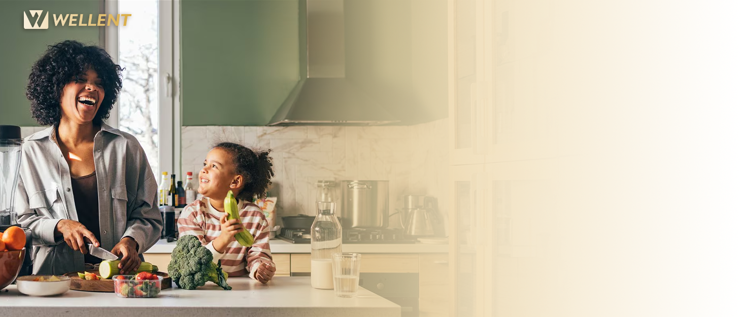 Фритюрниця повітряна WELLENT 2 камери, 2600W, 11л (4+7л) з сенсорним екраном, 10 функцій, для дому