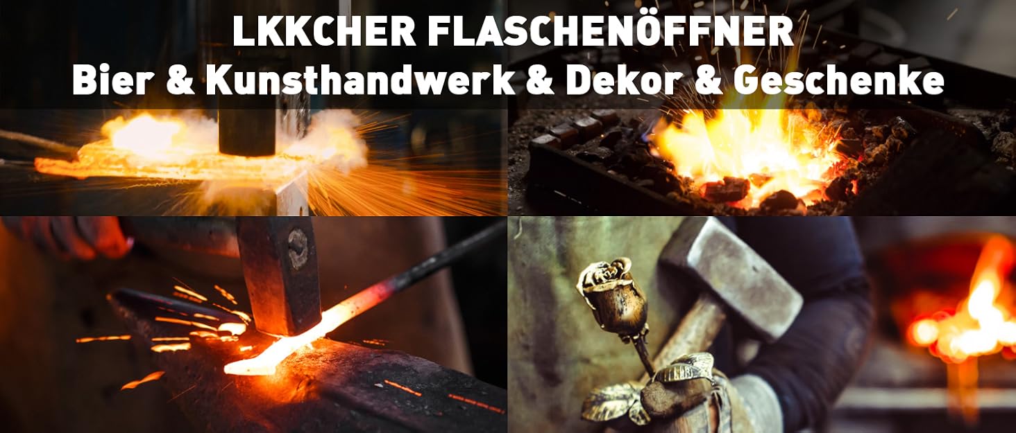 Відкривачка для вина LKKCHER з двома зубцями, для старих винних пляшок, професійна, бронзова з подарунковою коробкою та листівкою