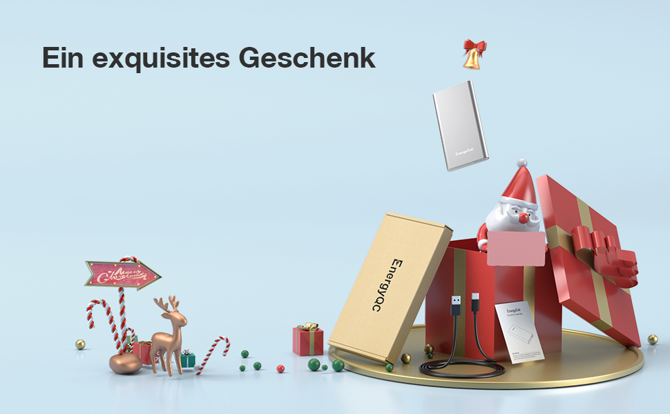 Power Bank Pilot 4GS 12000mAh - Портативний зарядний пристрій для iPhone, Samsung, Huawei та інших пристроїв (Сріблястий)