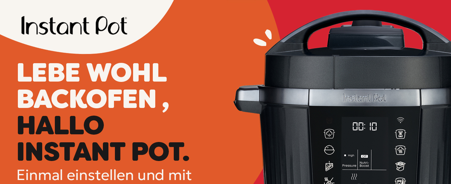 Мультиварка Instant Pot Plus 9-в-1 з нержавіючої сталі, 5.7 л – мультикочер, пароварка, рисоварка, йогуртниця, функція Vacuum, Sterilizer, Wi-Fi