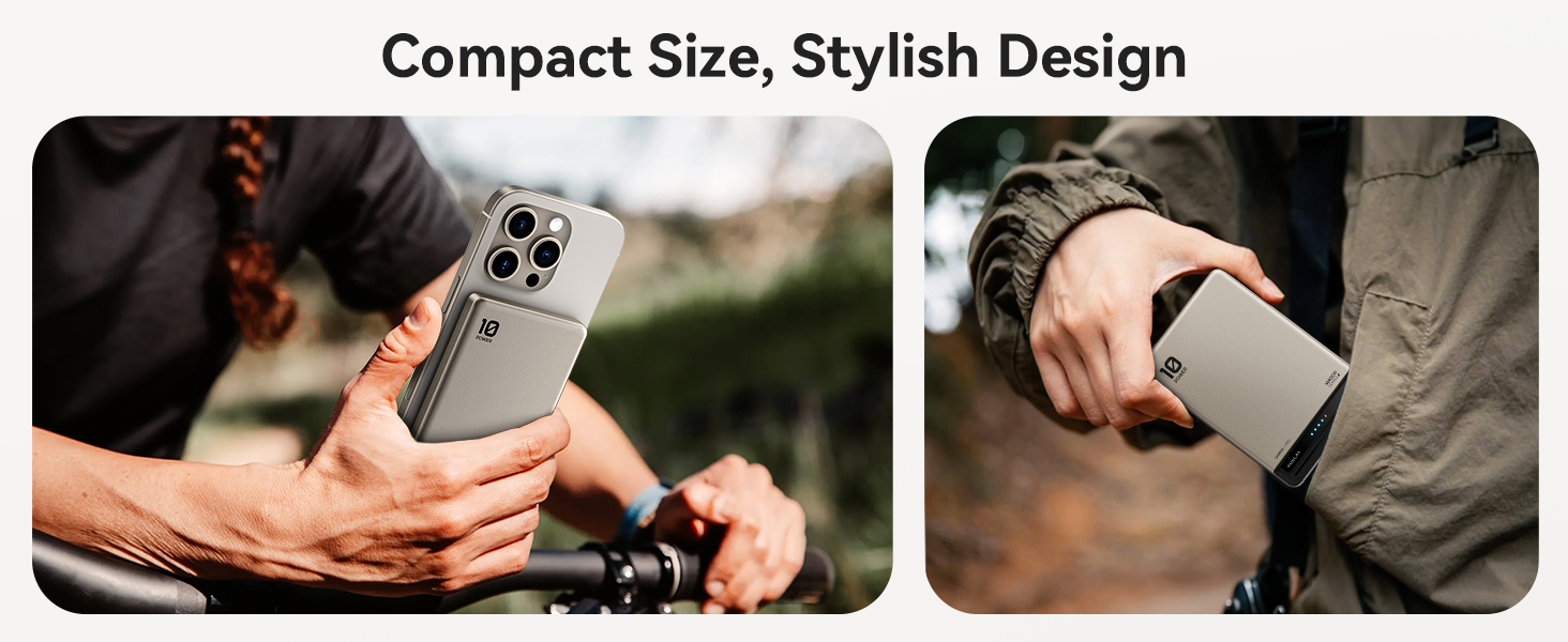 Power Bank Kuulaa Ultra Slim Magsafe 10000mAh 20W: Швидка зарядка, бездротовий акумулятор для iPhone