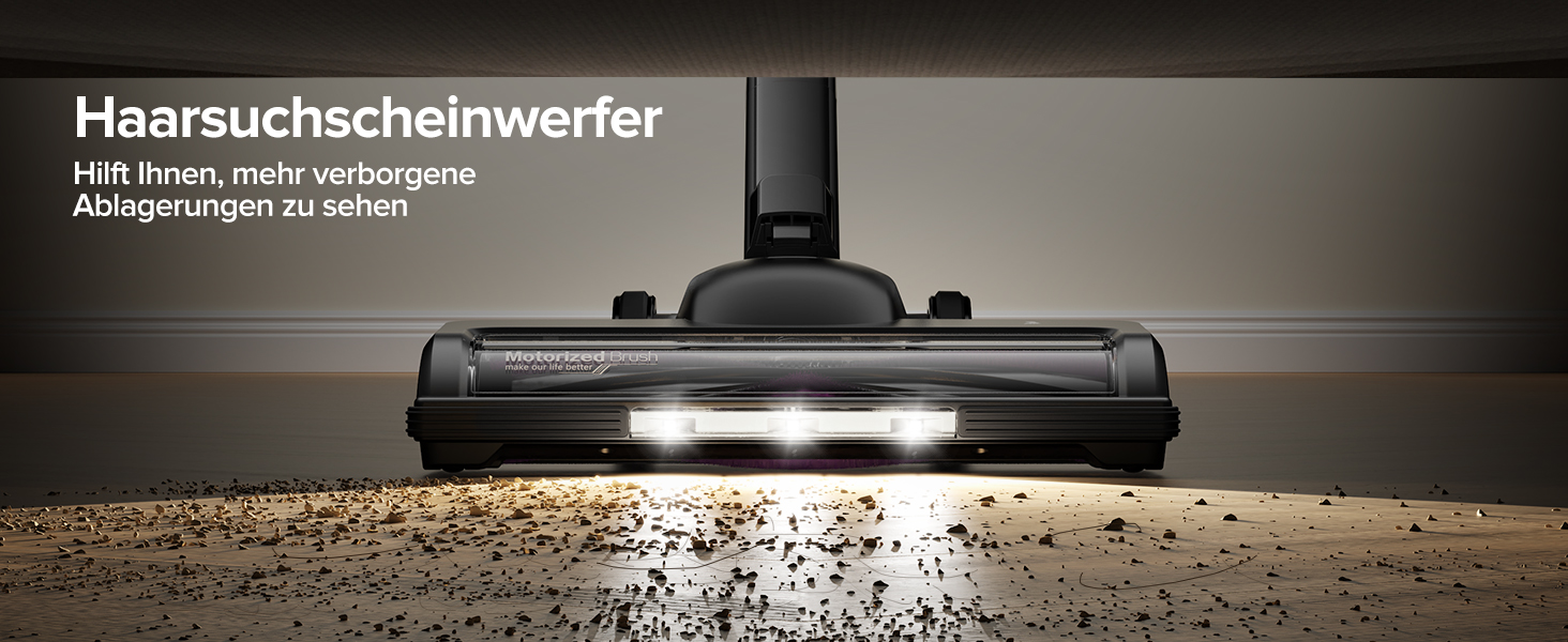 Бездротовий акумуляторний пилосос Lubluelu 600W, 55kPa, 7-ступенева фільтрація, для тварин, твердих поверхонь та килимів, сіро-фіолетовий