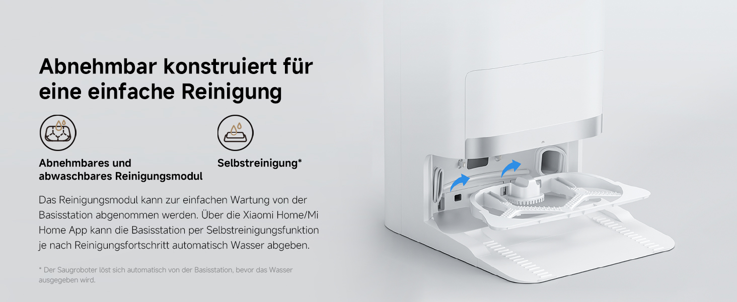 Робот-пилосос Xiaomi Robot Vacuum X20+ з функцією вологого прибирання, потужність всмоктування 6000 Па, підйомні швабри