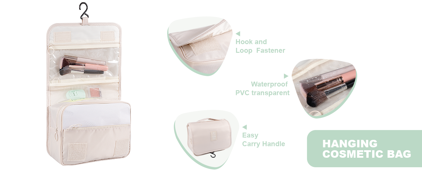 Органайзер для валізи BillyBath: Набір для подорожей (8 шт., A-beige)