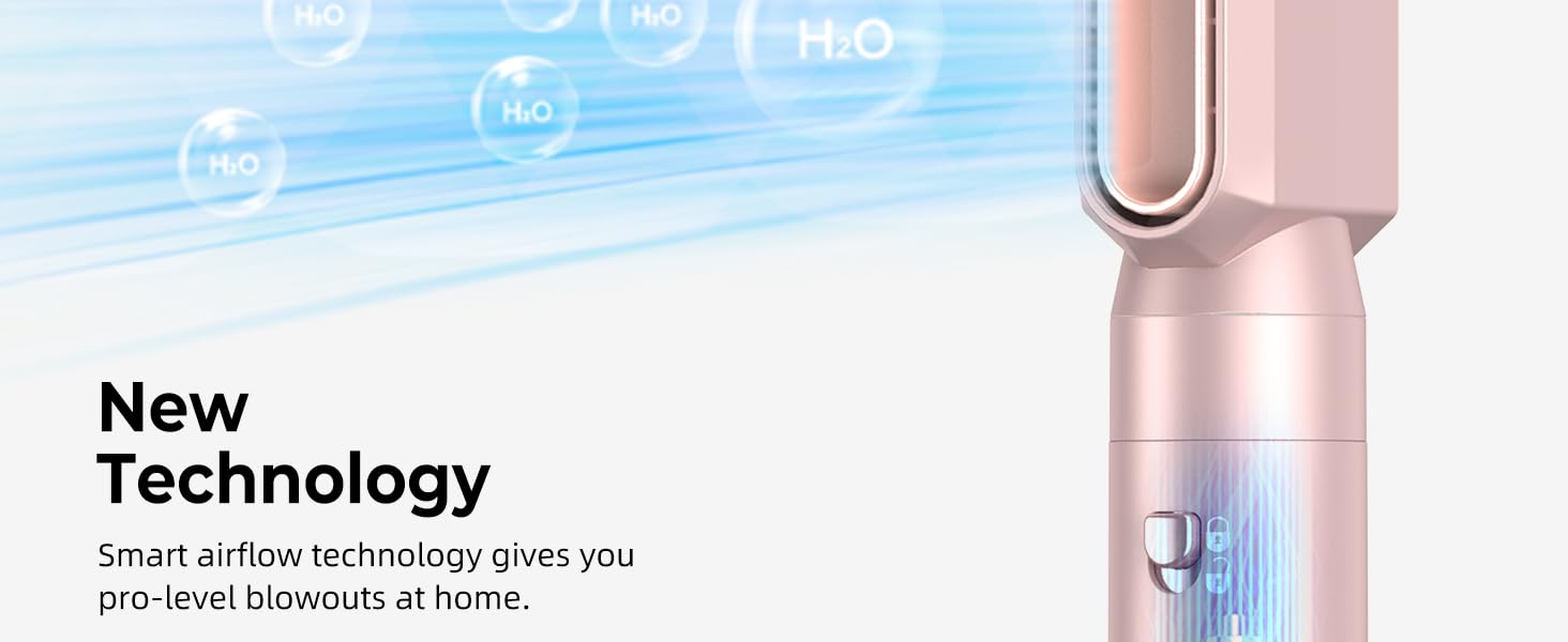 Набір для укладки волосся 6 в 1 Pro Hair Styler: фен, щітка, плойка, автоматична завивка. 1000W, для всіх типів волосся (Оранжевий)