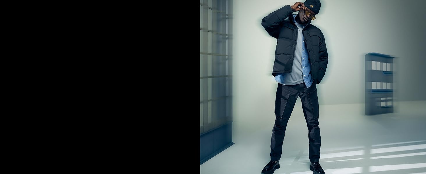 Джинси чоловічі G-Star 3301 Slim - вузькі, класичний синій колір