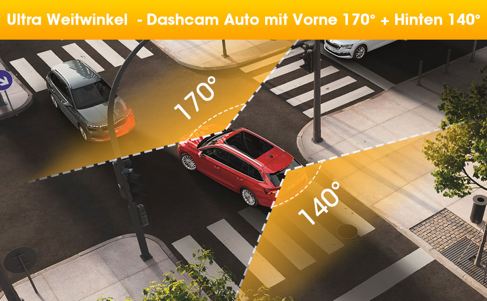 Дзеркало-відеореєстратор з камерою заднього виду Dual 1080P, 10