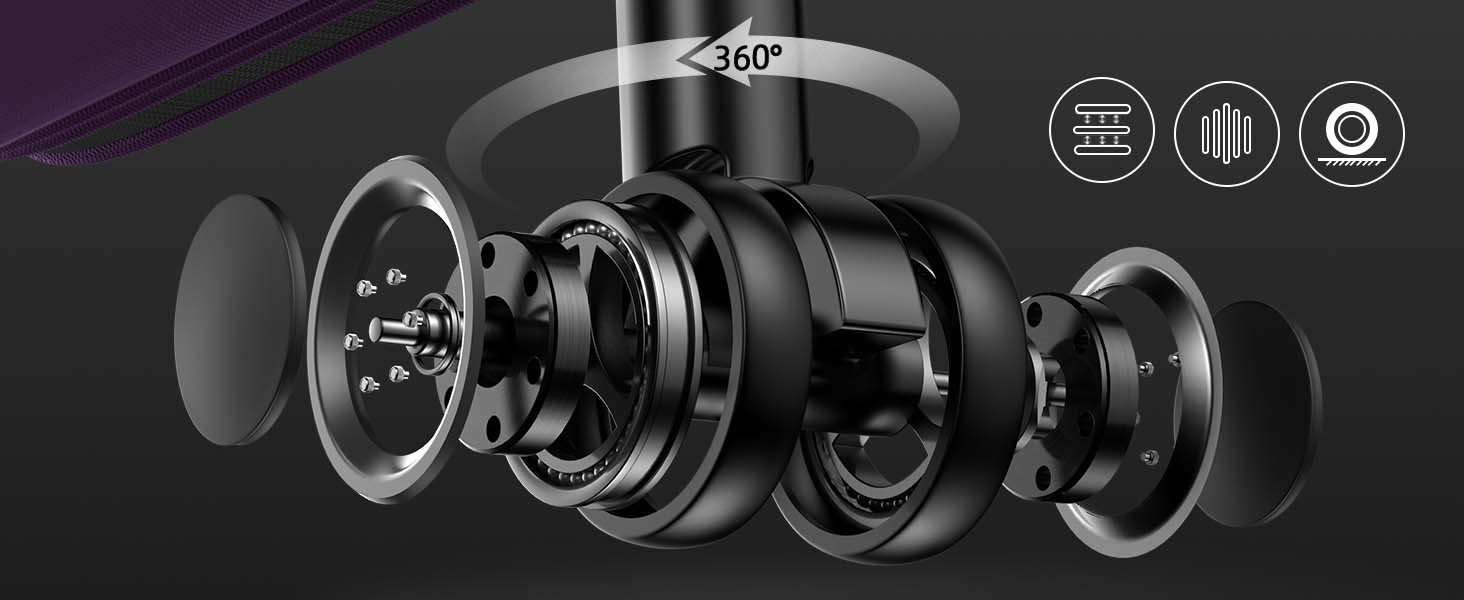 Набір валіз SHOWKOO 3 шт. з м'якою шкаралупою, розширюваний, легкий, міцний, з TSA замком та 4 колесами (фіолетовий)