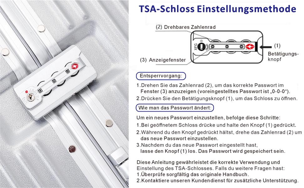 Чемодан ручної об'єм 55 см з алюмінієвим каркасом та полікарбонатом Yuweijie, 35L, 4 колеса, TSA-замок, срібний