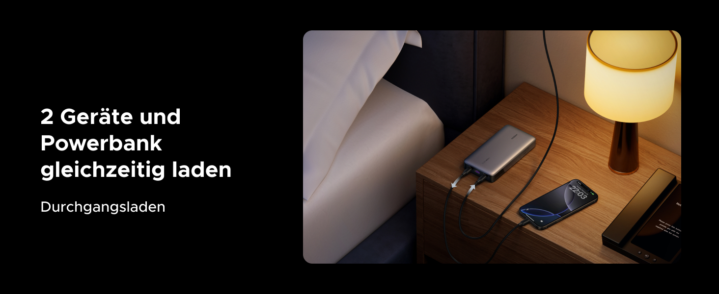 Power Bank UGREEN Nexode 145W 25000mAh з 3 USB-C портами та цифровим дисплеєм. Сумісний з MacBook, iPhone, Galaxy, Dell