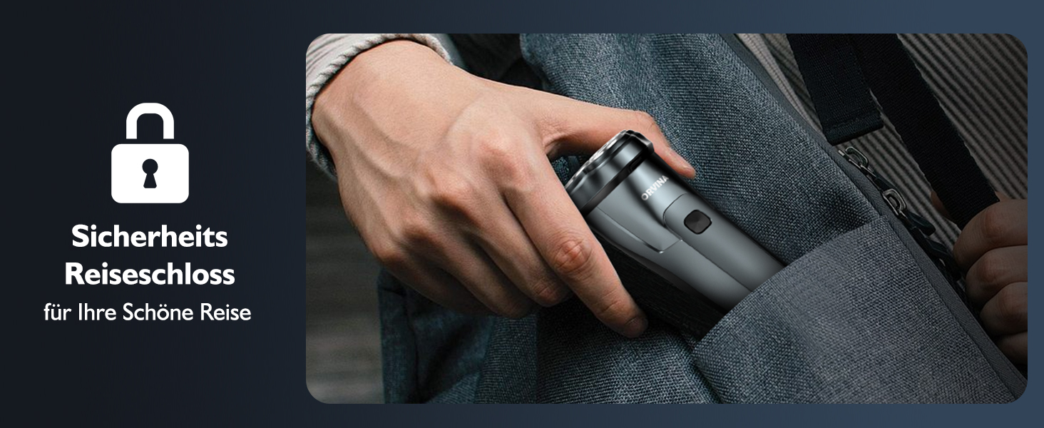 Електричний чоловічий бритва: бездротовий ротаційний бритва з LED-дисплеєм, IPX7, вологостійкий (сріблястий) H9