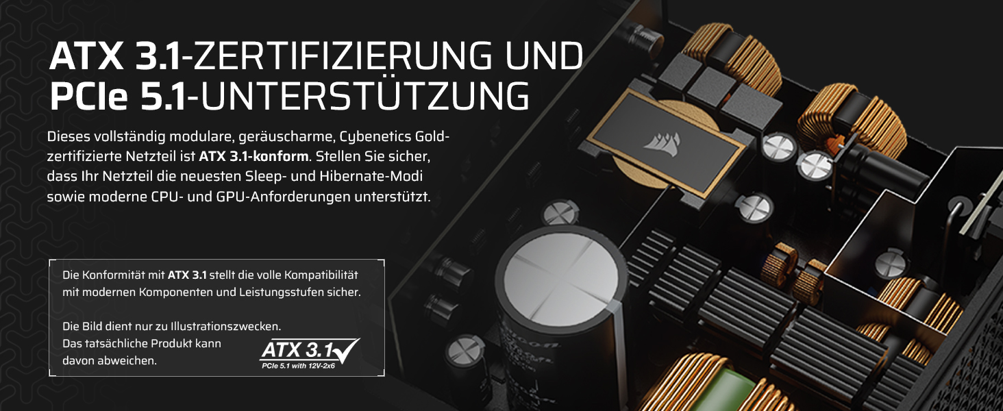 Блок живлення Corsair RM850x (2024) 850W, повністю модульний, ATX 3.1, PCIe 5.1, низький рівень шуму, чорний