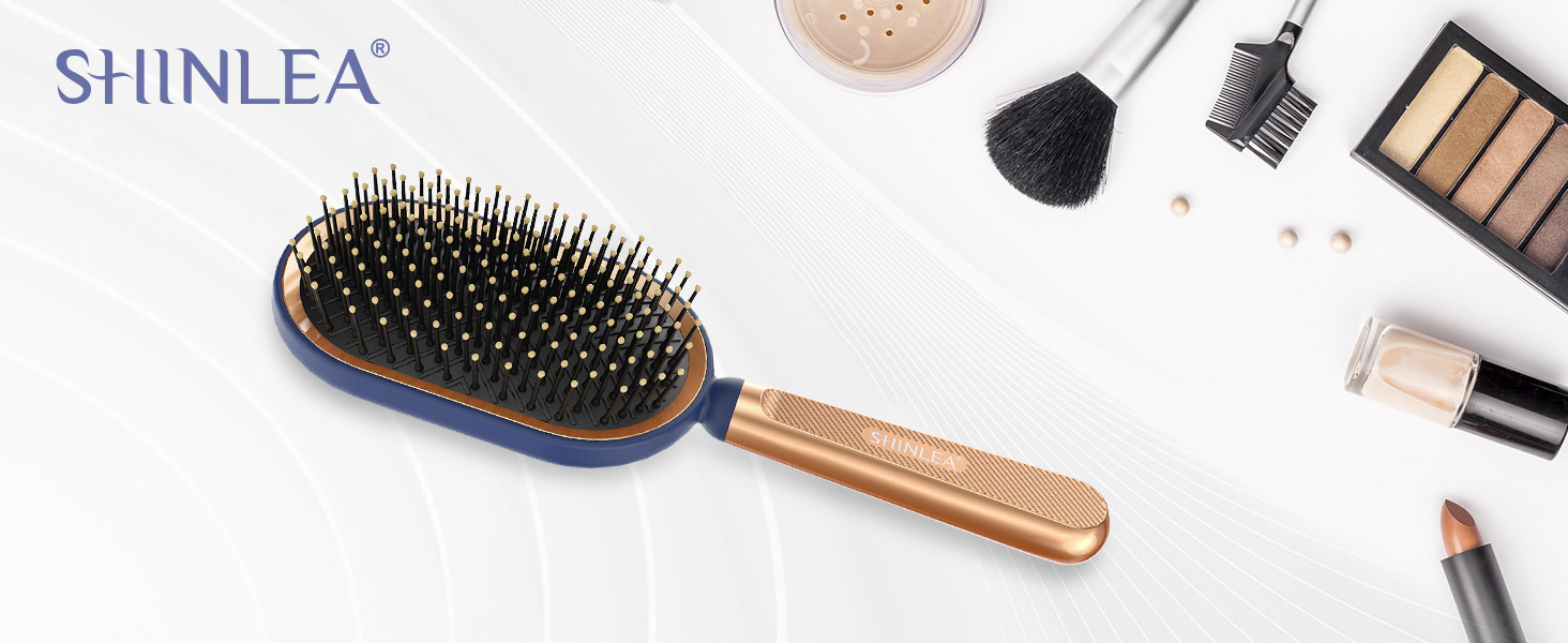 Щітка для волосся SHINLEA безшумна, розпушувач для чоловіків, жінок, дітей, для довгих мокрих та сухих волосся, розгладжуюча та розпушувальна, зменшує ковтання та пошкодження волосся