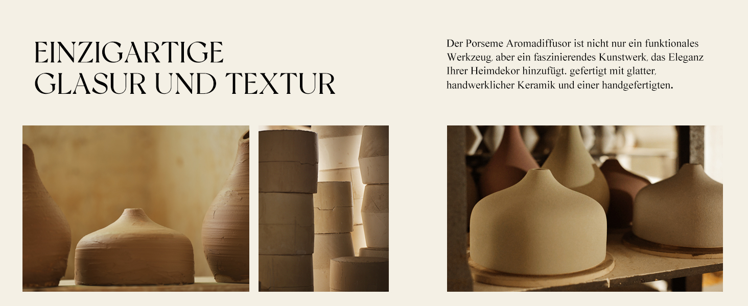 Дифузор ароматної олії Porseme 500 мл, скляний, ультразвуковий, з LED-підсвіткою 7 кольорів, для ефірних олій, тихий, для дому (Rosegold)