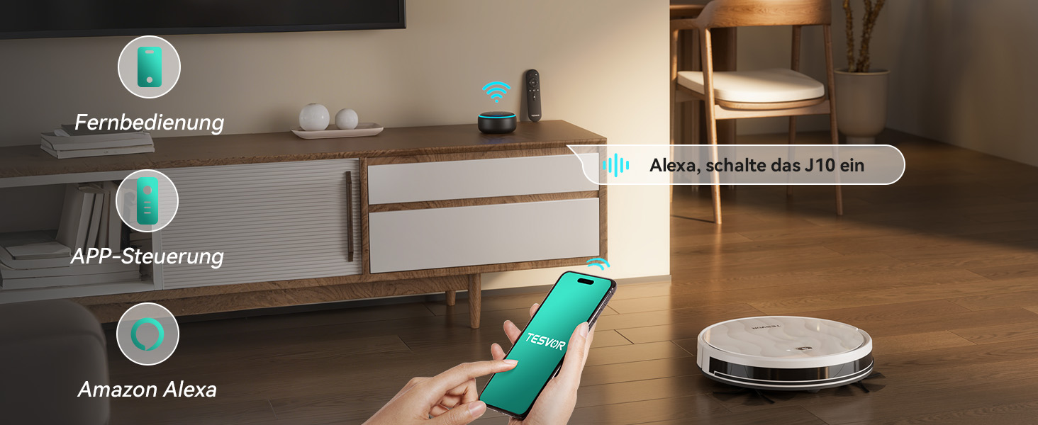 Робот-пилосос Tesvor S8MAX 3-в-1 з функцією миття, 8000Pa, LiDAR-навігація, 240 хвилин роботи, керування через додаток/Alexa, самостійна станція очищення 2.5L для великих приміщень та домівок з тваринами (M2)