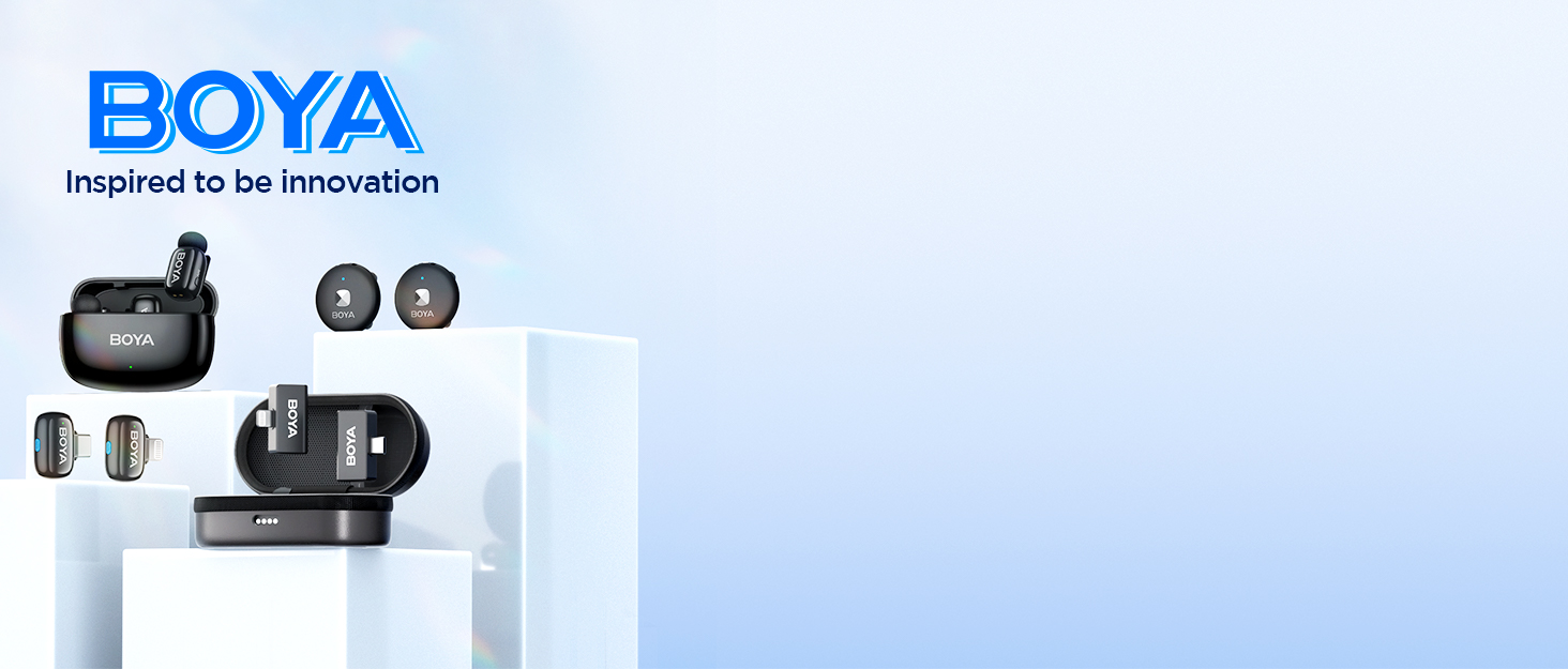 BOYA Mini 2: Бездротовий петличний мікрофон USB-C для iPhone/Android (48kHz/24Bit)