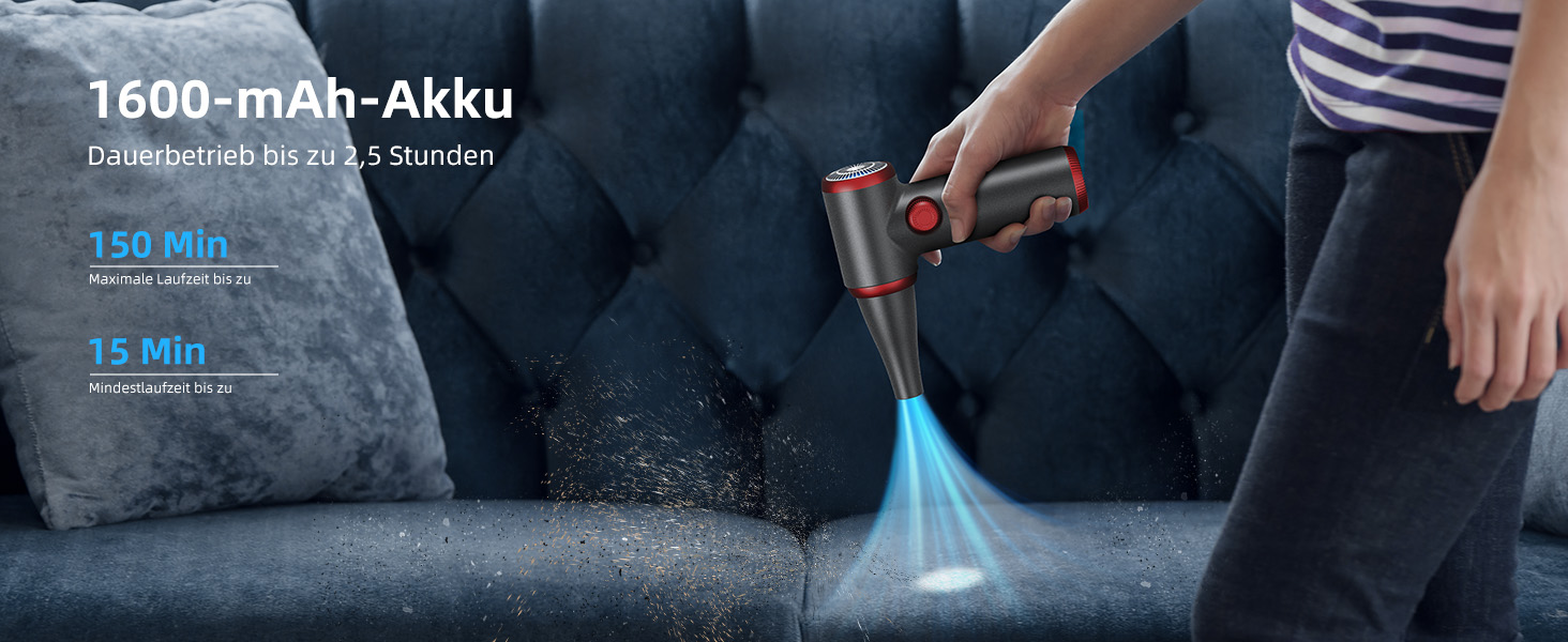 Електричний повітряний пилосос Koonie, набір для чищення CD09, з LED-підсвічуванням, для ноутбуків та ПК