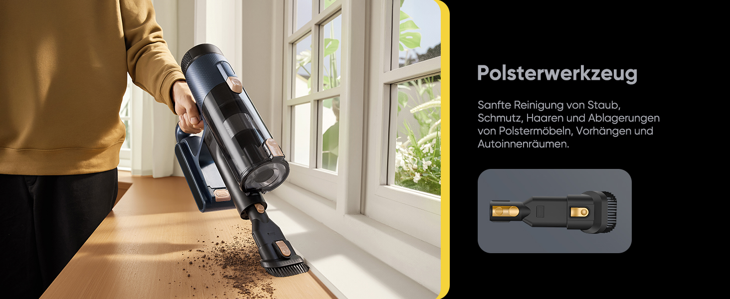 Бездротовий пилосос Vexilar V12 Akku: 50 хв роботи, 50 kPa, 450W, антизаплутування, легкий, безщітковий мотор, для твердих поверхонь, килимів, шерсті тварин, синій