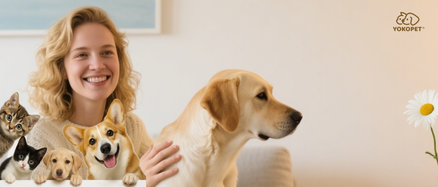 Щітка для собак та котів, видаляє підшерсток, самоочисна, для довгої та короткої шерсті, синього кольору