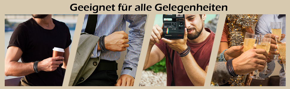 Чоловічий шкіряний браслет Speroto Premium (23 см), коричневий, з магнітною застібкою з нержавіючої сталі. Ідеальний подарунок для чоловіків