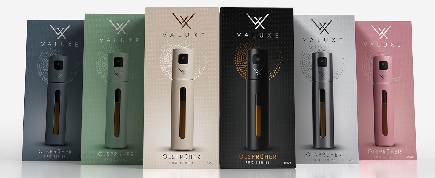 Розпилювач для олії та оцту VALUXE® з нержавіючої сталі з УФ-покриттям та фільтром - флакон для олії, розпилювач для оцту та оливкової олії