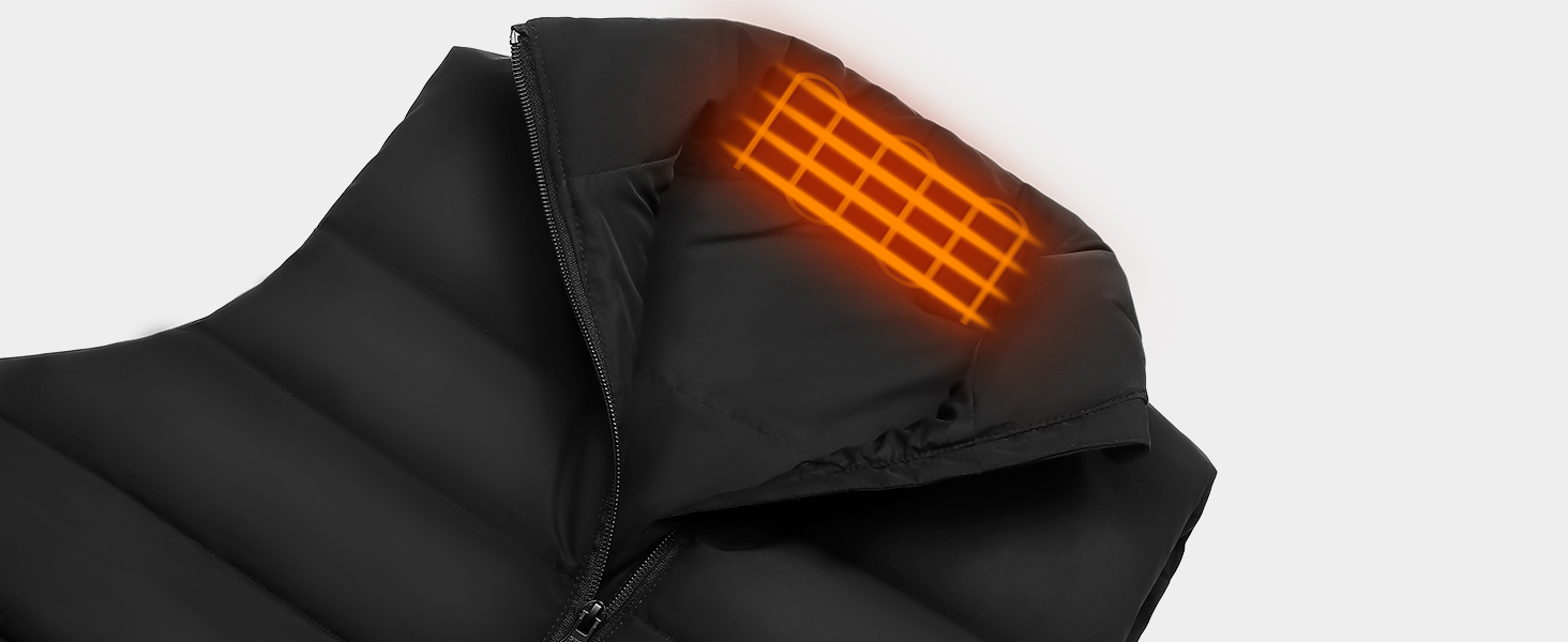 Обогревна жилетка з акумулятором 10000mAh, чоловіча/жіноча, 3 температурні режими, електрична, для катання на конях, лижах, мотоциклі, XXL, чорна