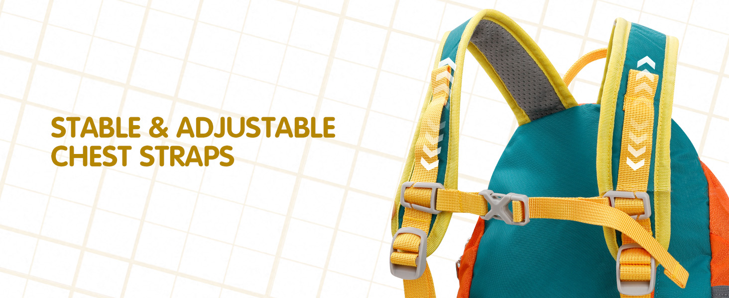 Дитячий рюкзак Cozary Kinder 5L, водонепроникний, для туризму, школи, подорожей та спорту (Помаранчевий)