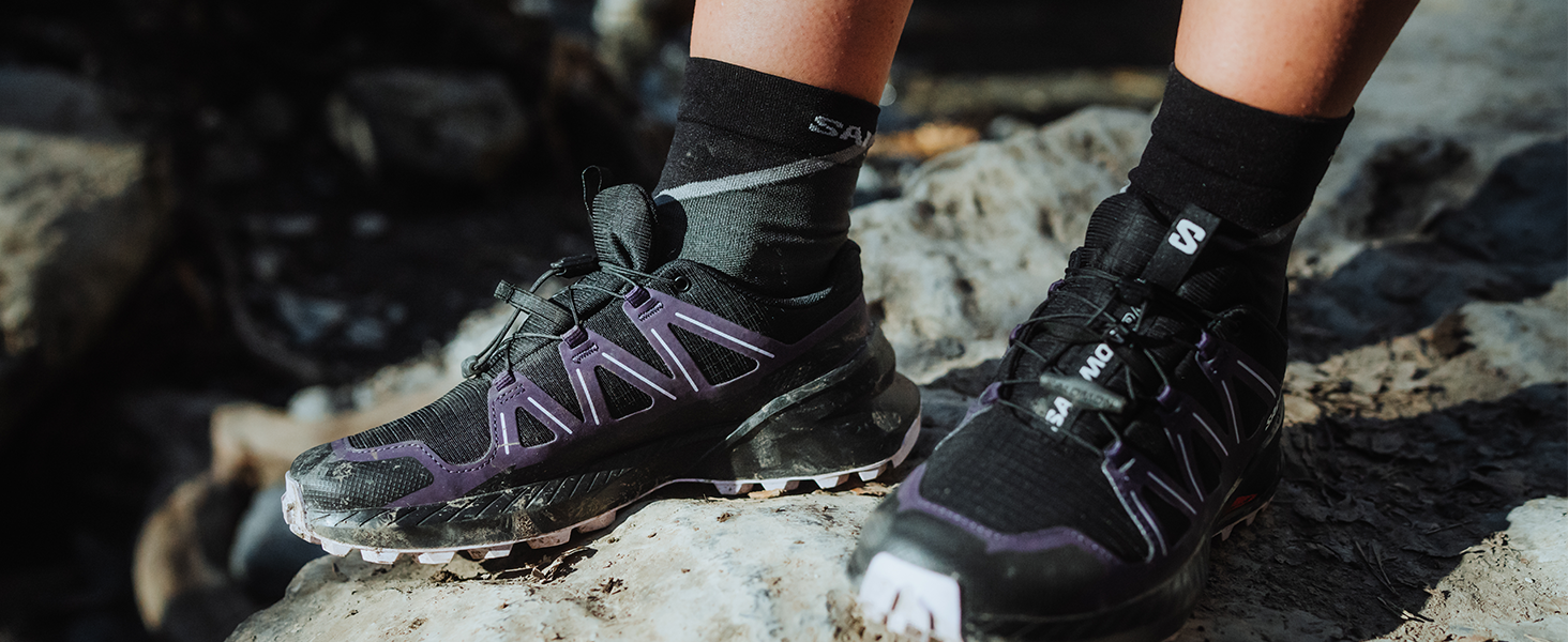 Чоловічі кросівки Salomon Speedcross Peak, 44 EU, чорний/гляширево-сірий