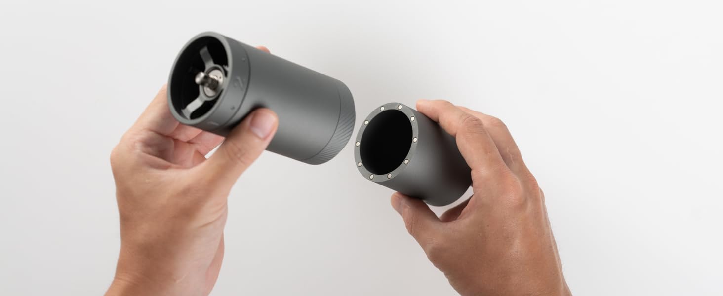 Кавомолка ручна 1Zpresso X-Ultra, чорна, з металевим корпусом