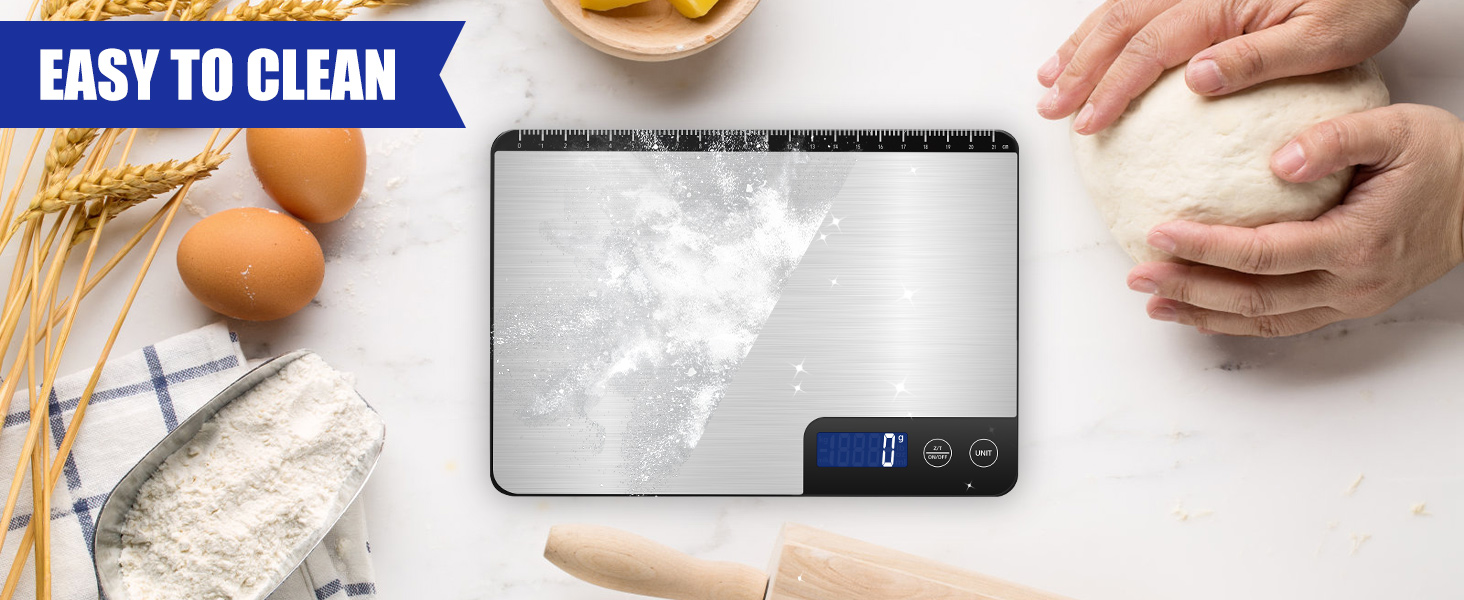 Кухонні ваги Dr. Oetker 10 кг, цифрові з LCD-дисплеєм, мультифункціональні для приготування та випікання, точність до 1г, функція тарування, 6 одиниць вимірювання, модель K30H
