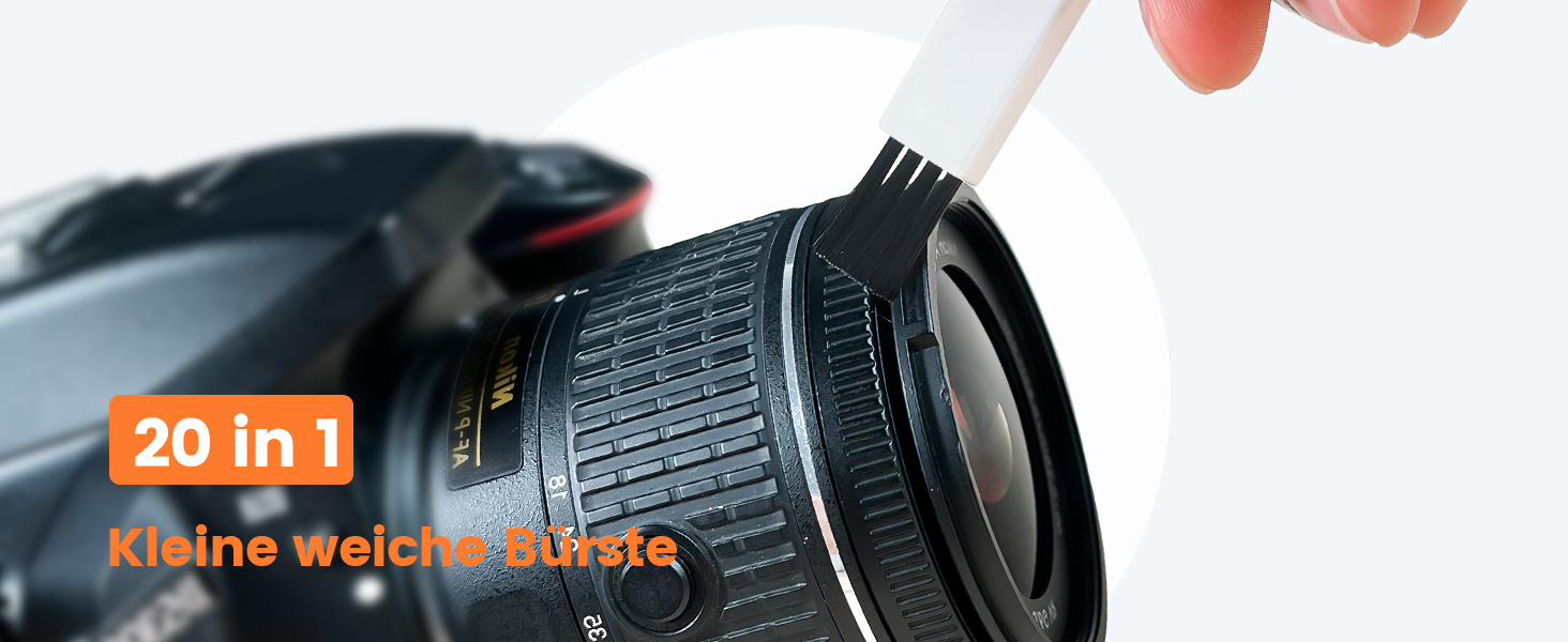 Набір для чищення гаджетів 20 в 1: клавіатура, навушники, камера, монітор, телефон. З щіткою та стилусом.