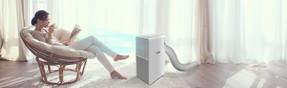 Мобільний кондиціонер Cecotec ForceClima 9000 BTU з тепловим насосом, Wi-Fi, 25 м², 5 режимів, таймер