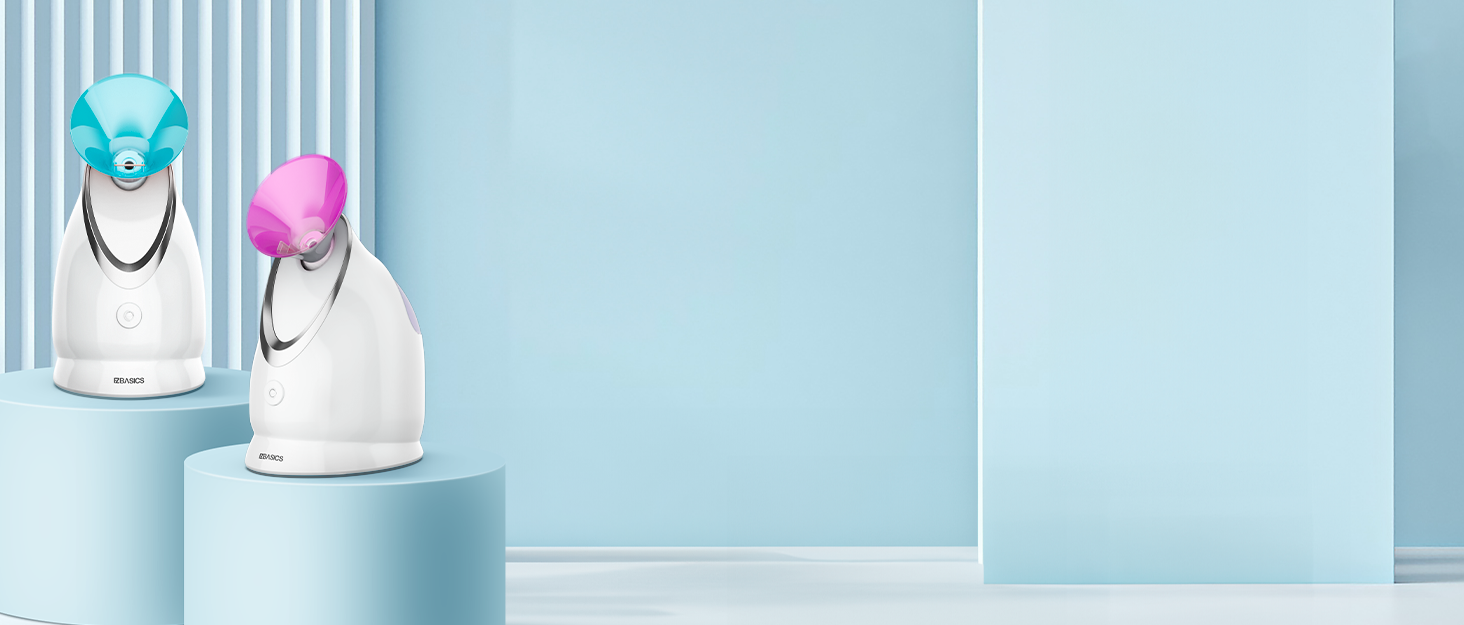 Зволожувач повітря EZBASICS Smart з верхнім заповненням 6L, 360° поворотна насадка, зволожувач та аромадифузор для дитячої кімнати, рослин, з програмою та голосовим керуванням, 1 упаковка + 7 нічників