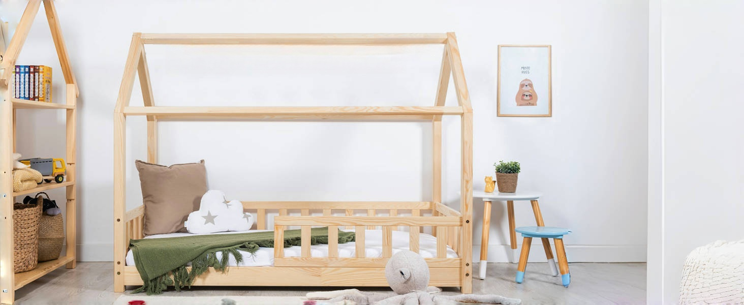 Набір постільної білизни для ліжечка Hook з мусліну 100% бавовни (100x135 см) – дихаючий та м'який, ручної роботи | Комплект постільної білизни для малюків з наволочкою 40x60 см (Рожевий, 135 x 100 см)