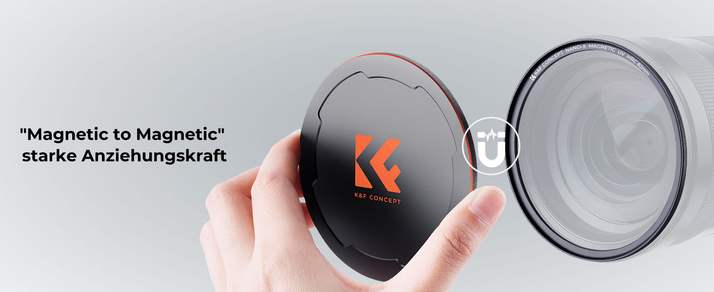 Фільтр K&F Concept 67мм MCUV з магнітним кріпленням та кришкою для об'єктива (Nano-Xcel)