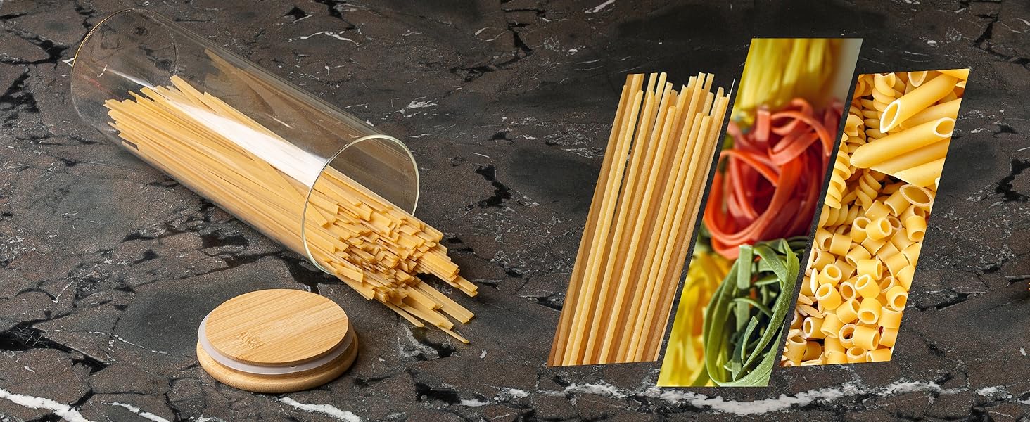 Набір контейнерів для зберігання Deco haus® 2 шт. 1.3л (з етикетками) - для кави, цукру, борошна, мюслі